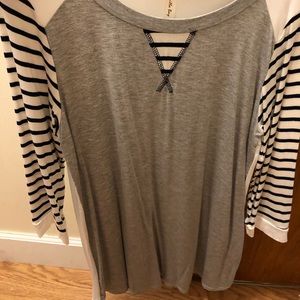 Casual 3/4 sleeve shirt